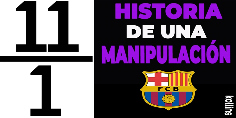 VÍDEO | ✅ «EL 11-1 DEL REAL MADRID AL BARCELONA ES EL MEJOR RETRATO DE LA MANIPULACIÓN HISTÓRICA DEL BARÇA» 😤