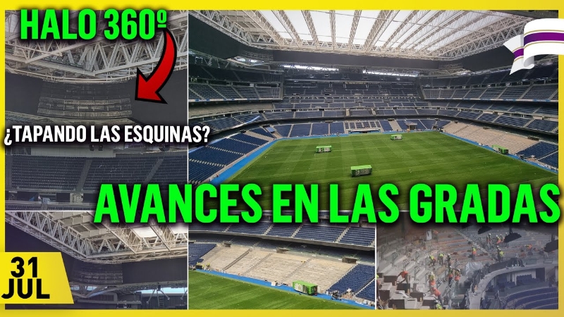 VÍDEO | 💥 SORPRESAS EN EL VIDEOMARCADOR ⚠️ OBRAS DEL SANTIAGO BERNABÉU [31 de JULIO 2024]