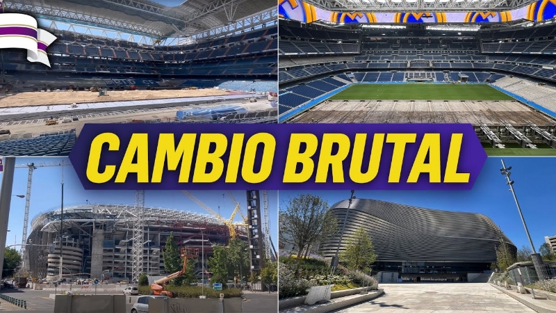 VÍDEO | 💥 ¡ASÍ SE ENCONTRABA EL SANTIAGO BERNABÉU HACE TAN SOLO 2 AÑOS!