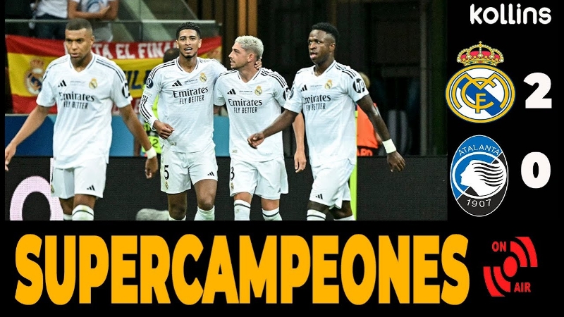 VÍDEO | ✅️ REAL MADRID 2 – 0 ATALANTA | ¡CAMPEONES! | JUDE BELLINGHAM MVP 😉