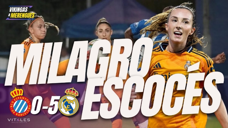 VÍDEO | ✅️ POST PARTIDO | ⚽️ MILAGRO ESCOCES: RCD ESPAÑOL FEMENINO 0 – 5 REAL MADRID FEMENINO