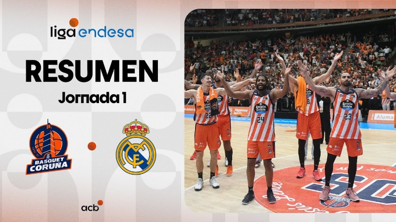 VÍDEO | 📺 HIGHLIGHTS | LEYMA CORUÑA vs REAL MADRID BALONCESTO | 🏀 LIGA ENDESA | JORNADA 1