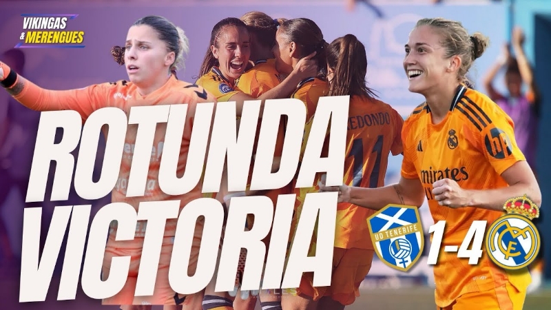 VÍDEO | ✅️ POST PARTIDO | ROTUNDA VICTORIA: COSTA ADEJE TENERIFE 1 – 4 REAL MADRID FEMENINO | ⚽️ LIGA F | JORNADA 4