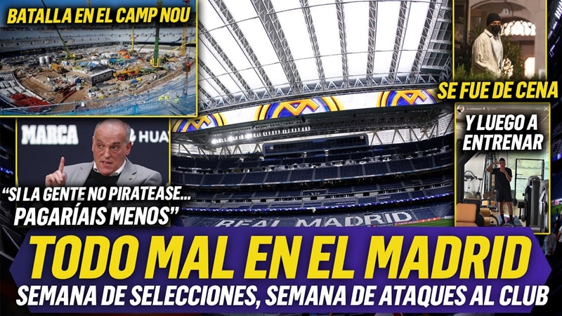 VÍDEO | 💥 RIDÍCULO CON LA LICENCIA DEL BERNABÉU, CAMPAÑA CONTRA MBAPPÉ Y TAPAN LA PELEA EN EL CAMP NOU